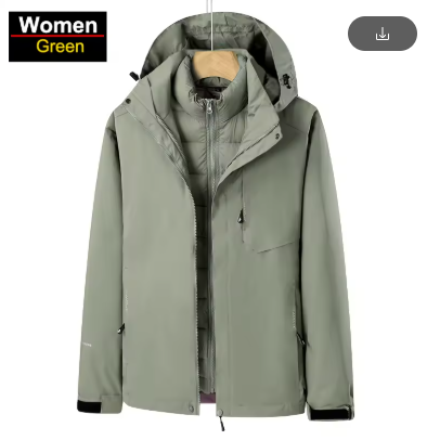 CHRLC Women's 3-in-1 Waterproof Winter Jacket