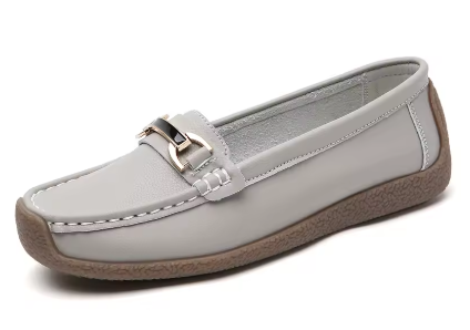 Women's Leather Slip-On Loafers